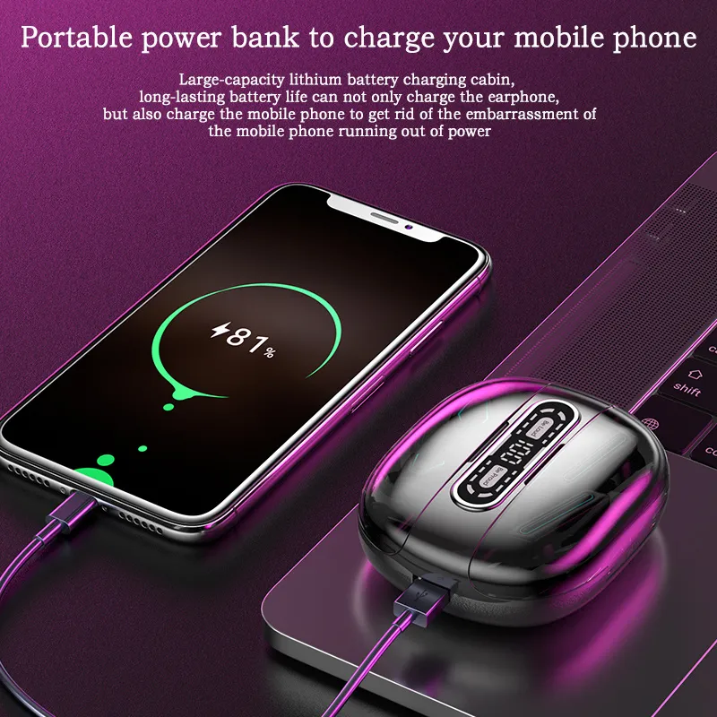 M56 TWS Bluetooth Couple Headp - Phone Cases Pk 评论和价格