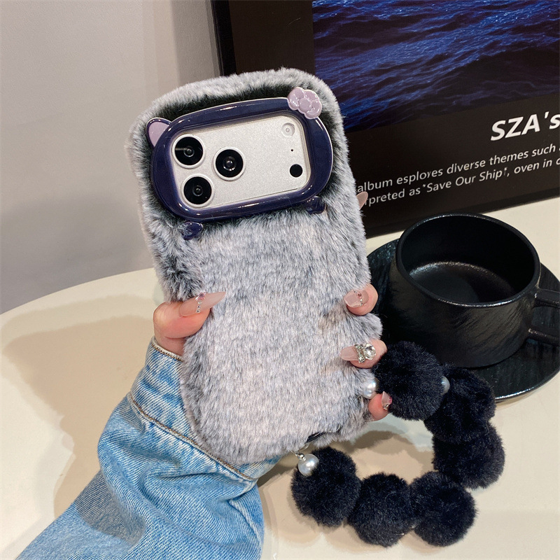 Luxury Solid Colors Furry Plus - Phone Cases For Iphone 13 评论和价格