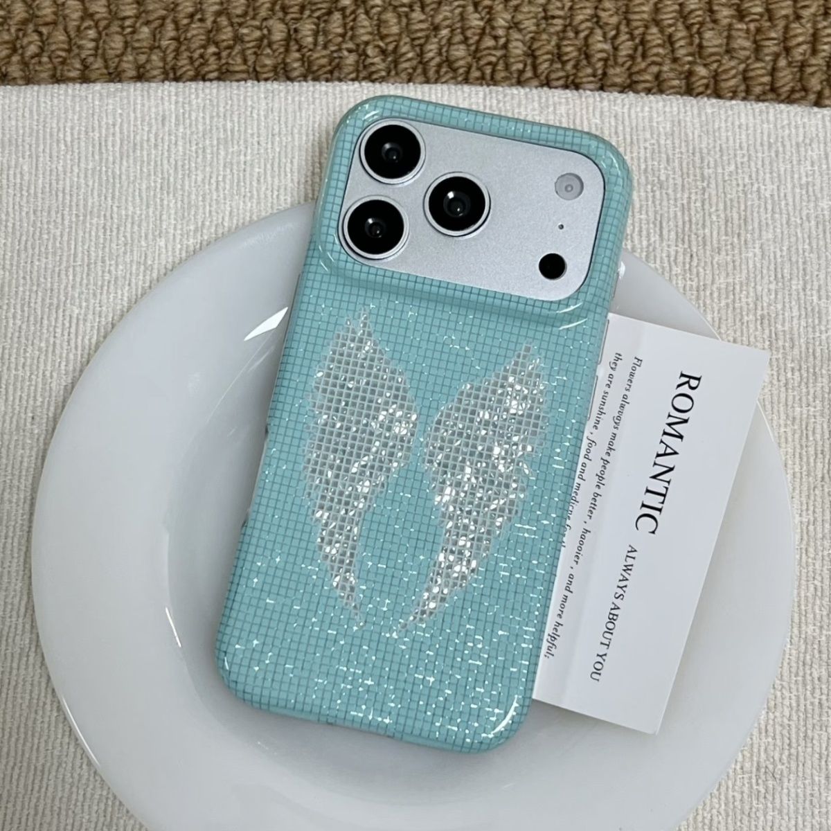 Korean Ins Mint Colored Englis - Phone Cases For Iphone 13 评论和价格