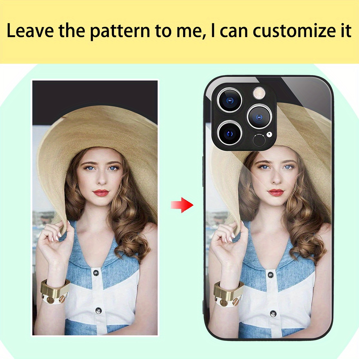 Custom Photo Mirror Glass Case - Phone Cases With Pictures 评论和价格
