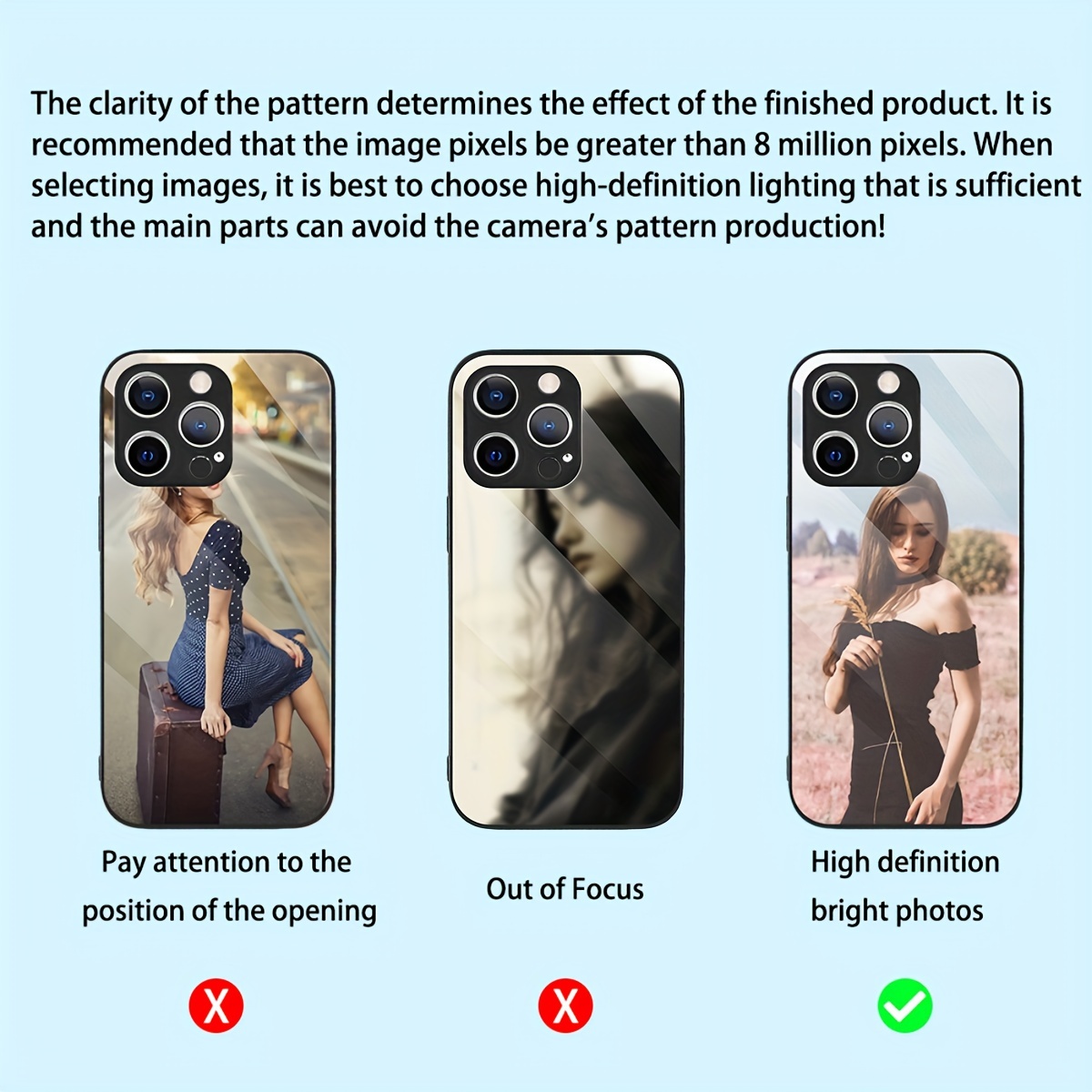Custom Photo Mirror Glass Case - Phone Cases With Pictures 评论和价格