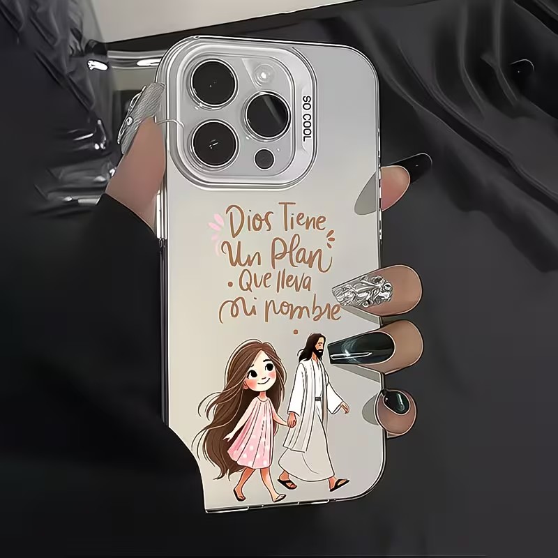 Cute Girl Walking With God Mat - Phone Cases Xr Iphone 评论和价格