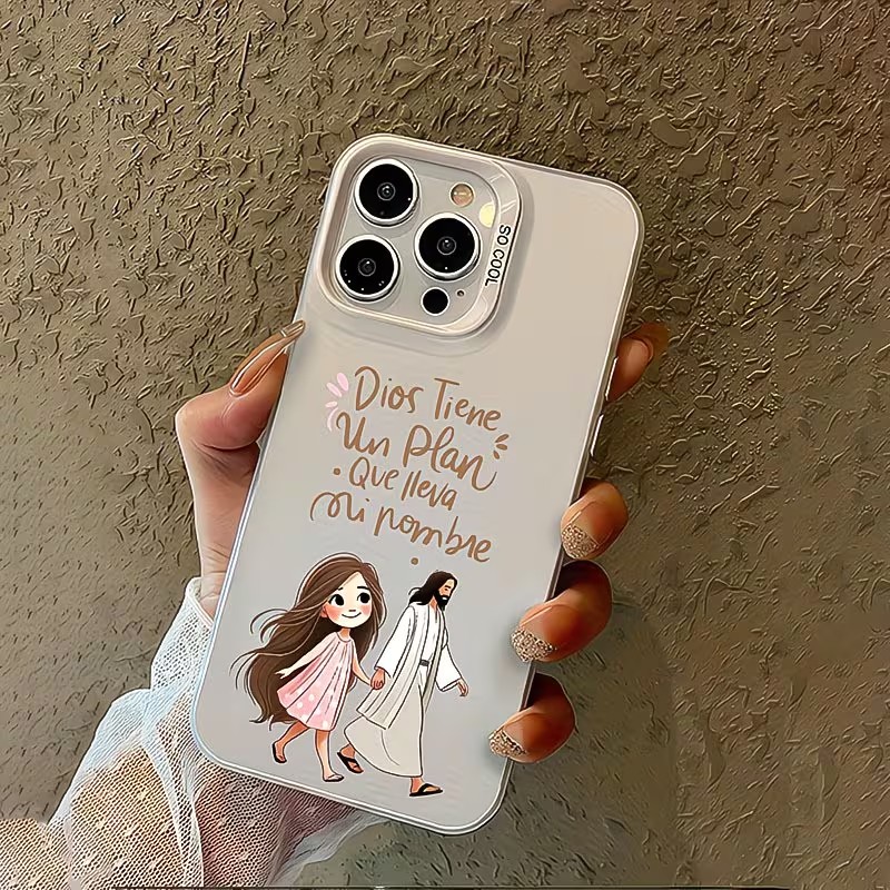 Cute Girl Walking With God Mat - Phone Cases Xr Iphone 评论和价格