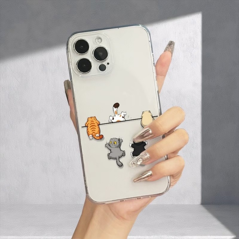 Five Cute Cat Pattern Phone Ca - Phone Cases Xs 评论和价格
