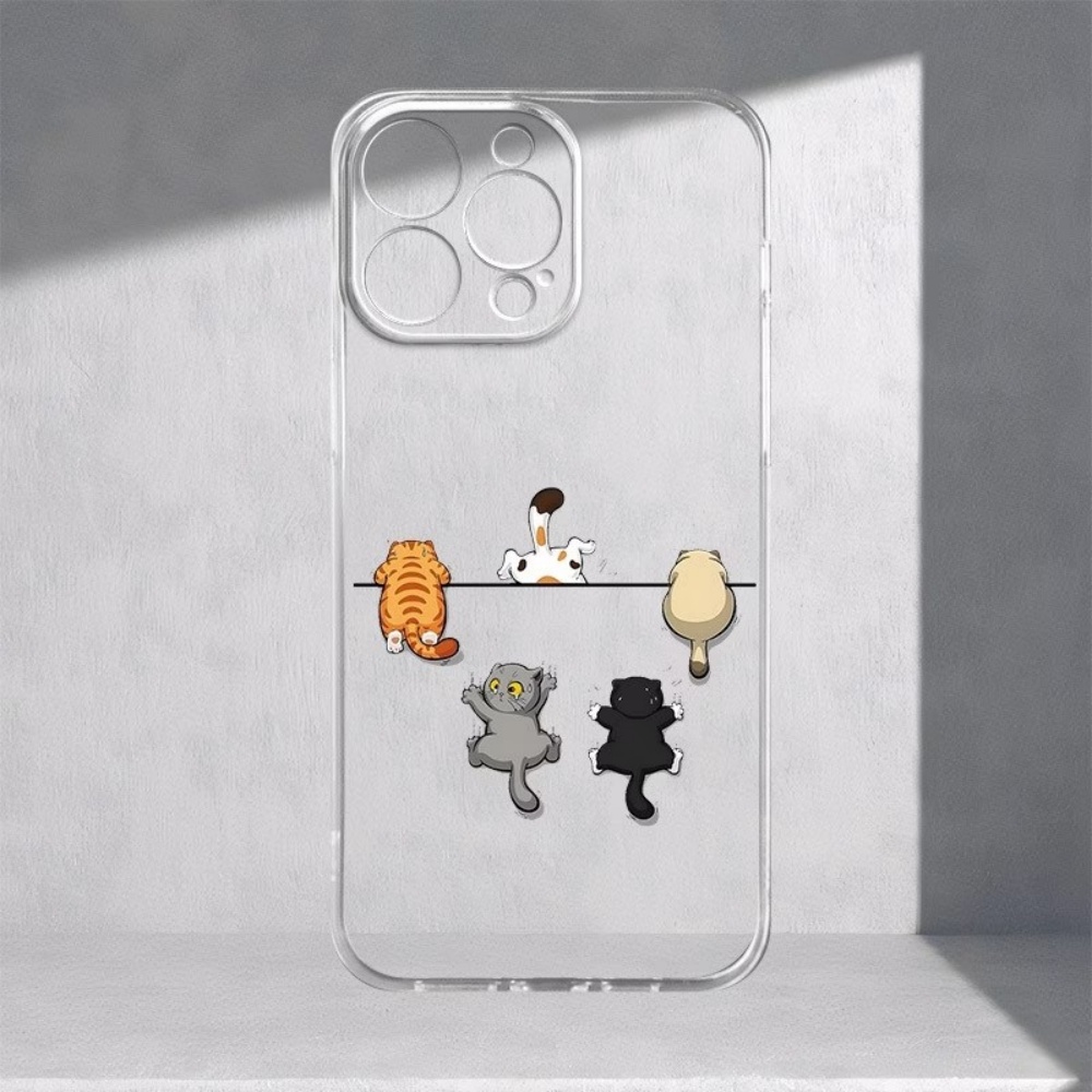 Five Cute Cat Pattern Phone Ca - Phone Cases Xs 评论和价格