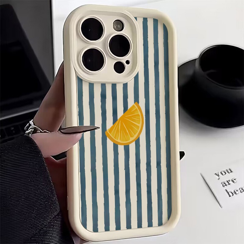 Striped Lemon Slice Pattern Ph - Phone Cases Xr Iphone 评论和价格