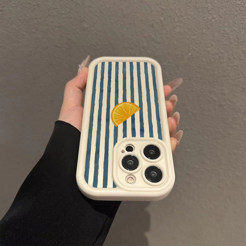 Striped Lemon Slice Pattern Ph - Phone Cases Xr Iphone 评论和价格