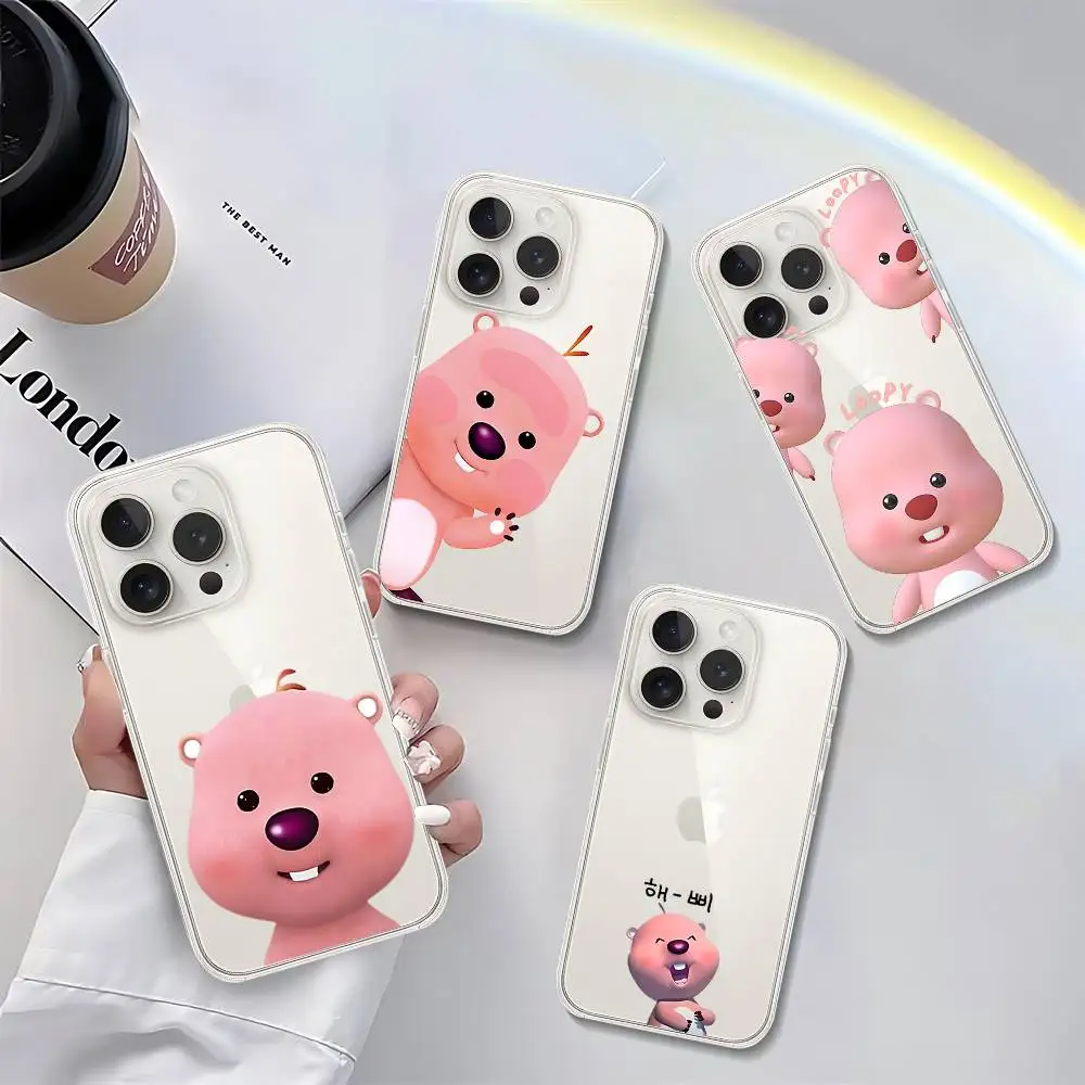 Korea-P-Pororo Cute L-Loopy Ph - Phone Cases Loopy 评论和价格