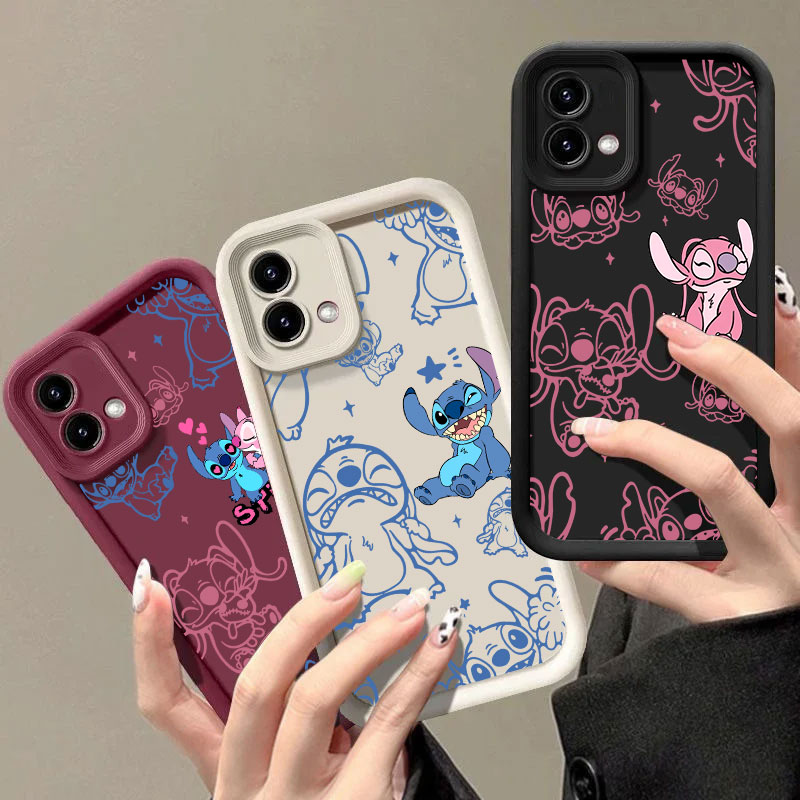 Stitch and Angel Cartoon Phone - Phone Cases Disney 评论和价格