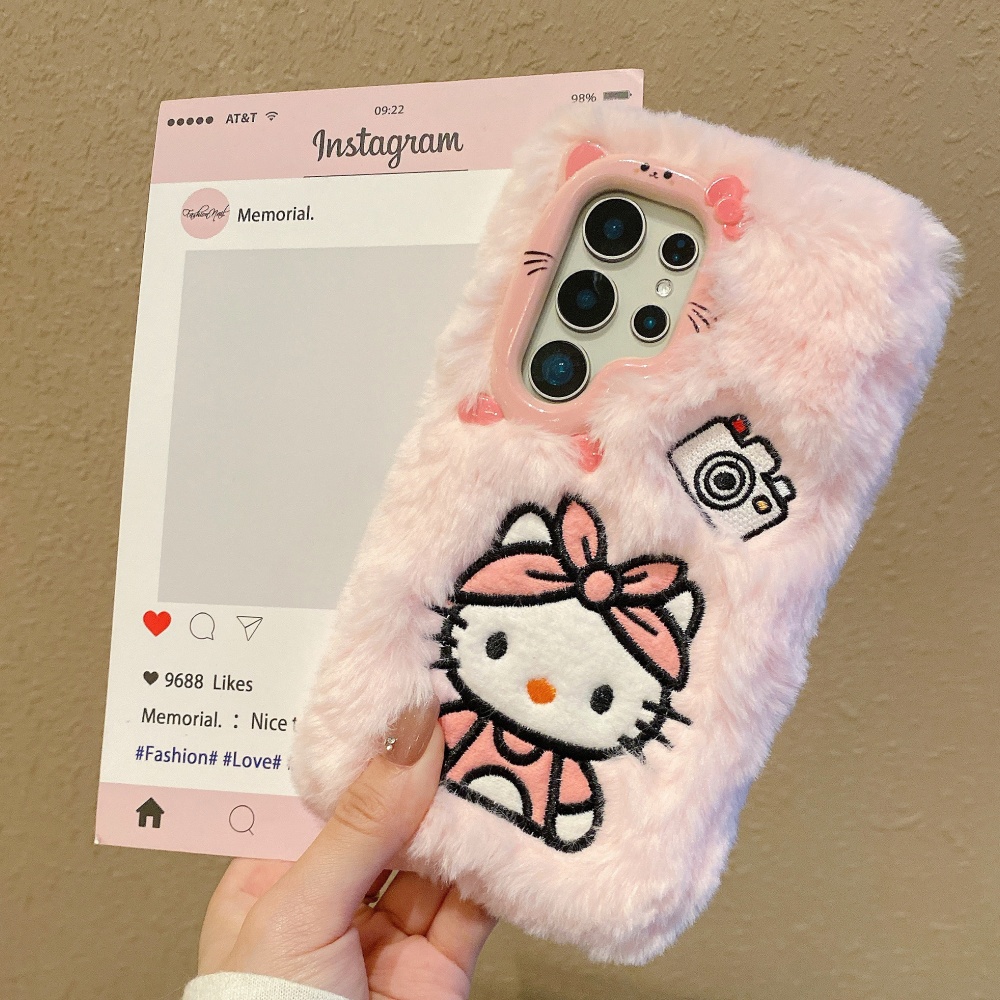 Cute 3D Camera Plush KT Phone  - Phone Cases With Camera Cover 评论和价格