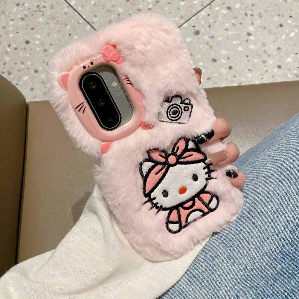 Cute 3D Camera Plush KT Phone  - Phone Cases With Camera Cover 评论和价格