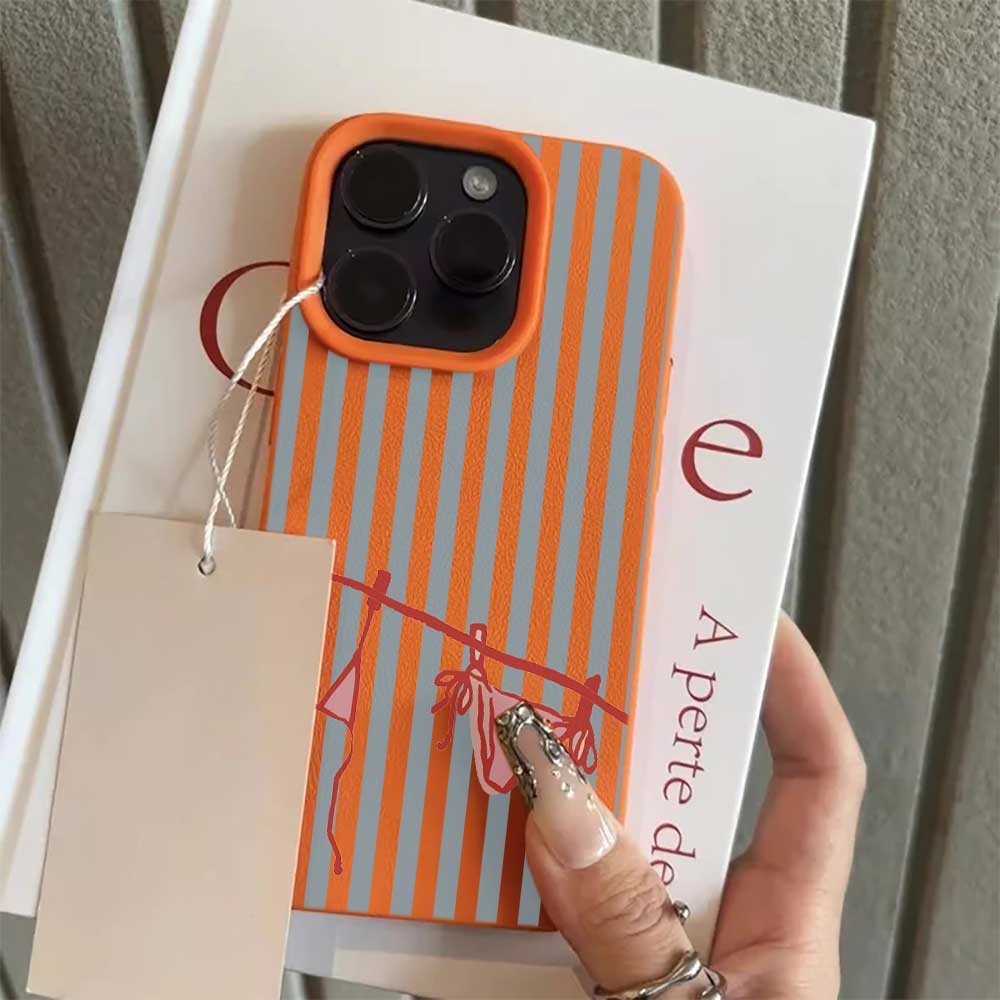 Blue White Striped Bikini Phon - Phone Cases Rugged 评论和价格
