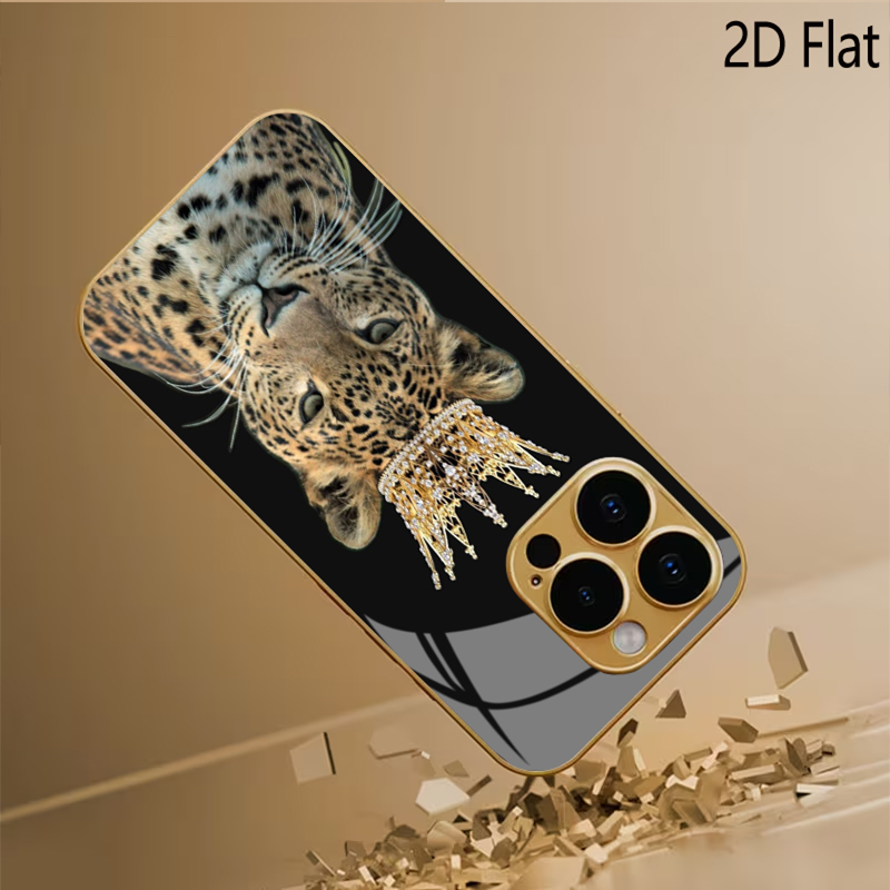 Leopard King Patterned tempere - Phone Cases With Camera Cover 评论和价格