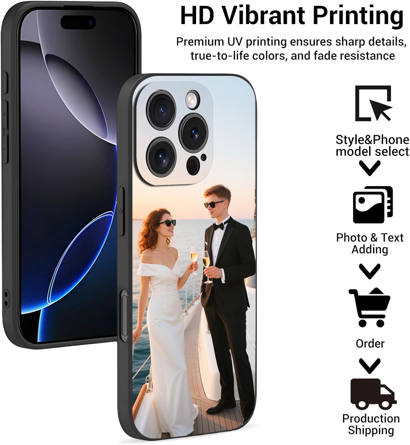 Custom Matte Case for iPhone 1 - Phone Cases With Pictures 评论和价格