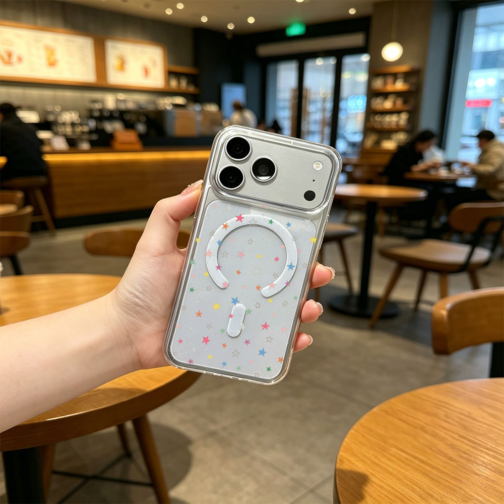 Little Star Pattern Phone Case - Phone Cases Magsafe 评论和价格