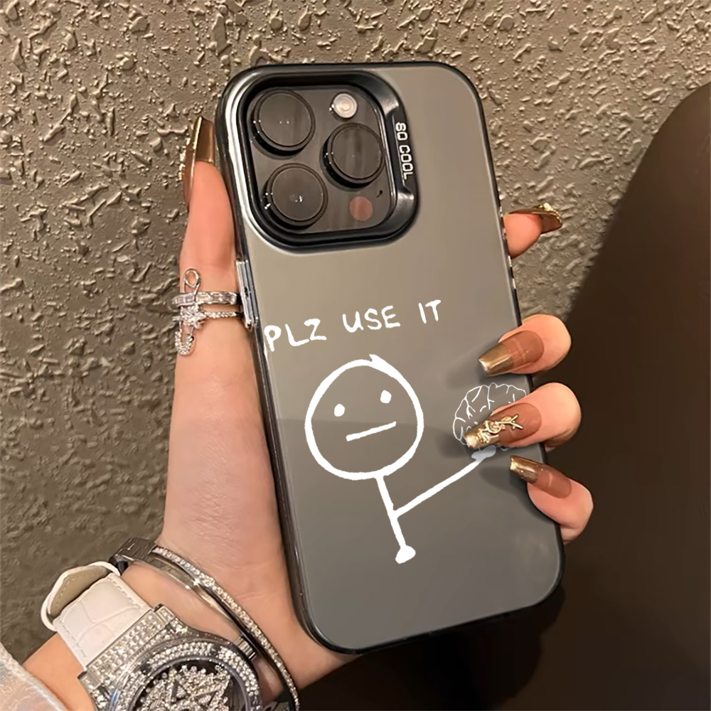 Funny Meme Stick IMD Phone Cas - Phone Cases With Camera Cover 评论和价格