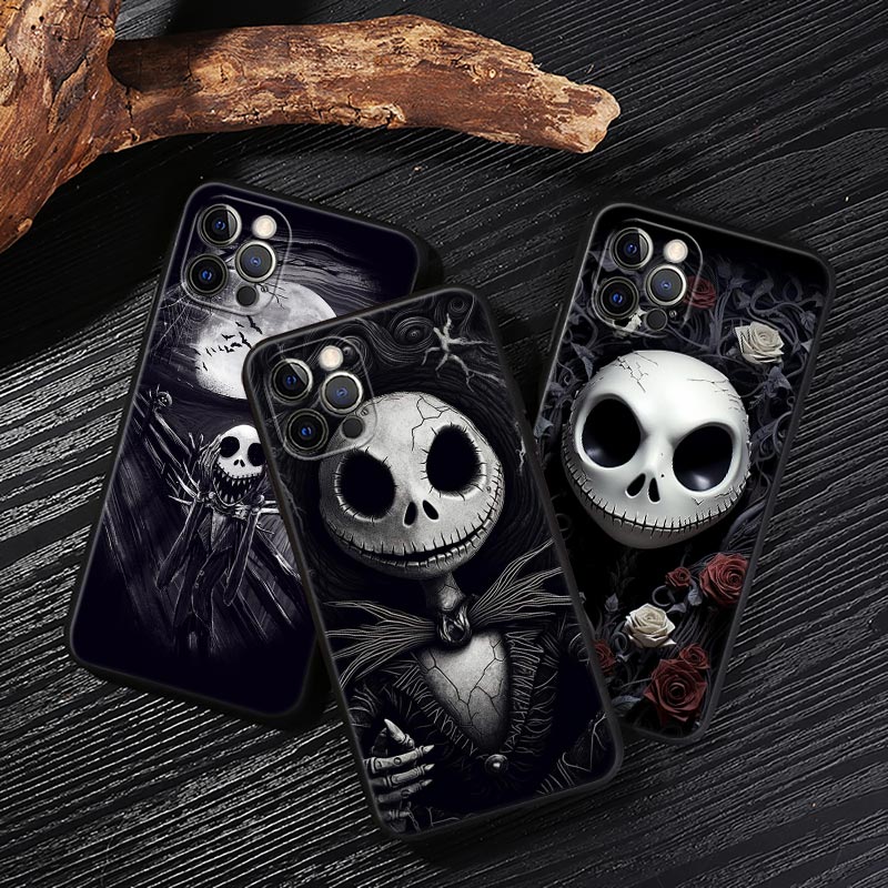 Jack Skellington Black Art Dis - Phone Cases Disney 评论和价格
