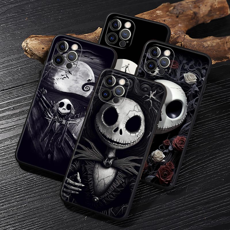 Jack Skellington Black Art Dis - Phone Cases Disney 评论和价格