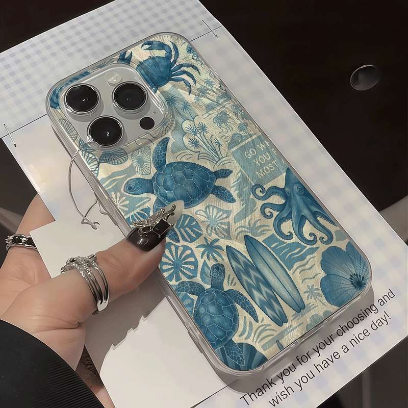 Wave Background Summer Sea Pho - Phone Cases With Camera Cover 评论和价格
