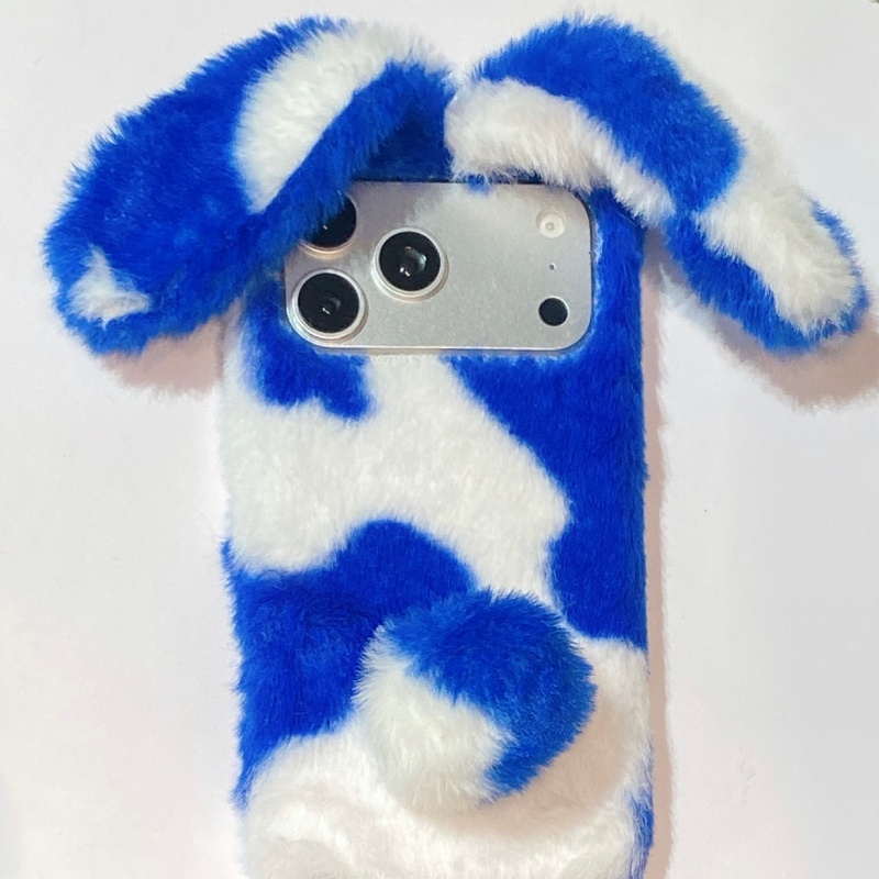 Cute Rabbit Design Fluffy Phon - Phone Cases For Iphone 13 评论和价格