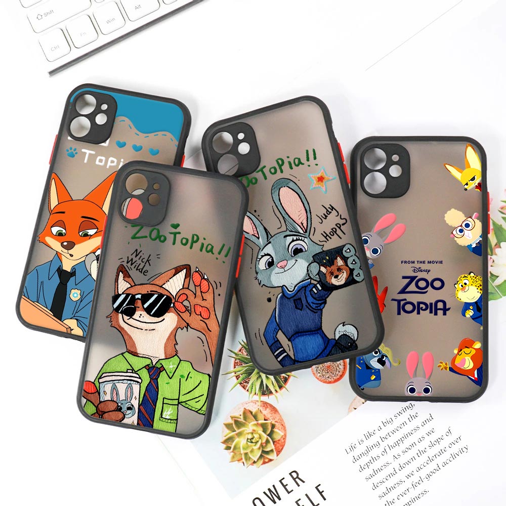 Disney Nick Judy Matte Translu - Phone Cases Rugged 评论和价格