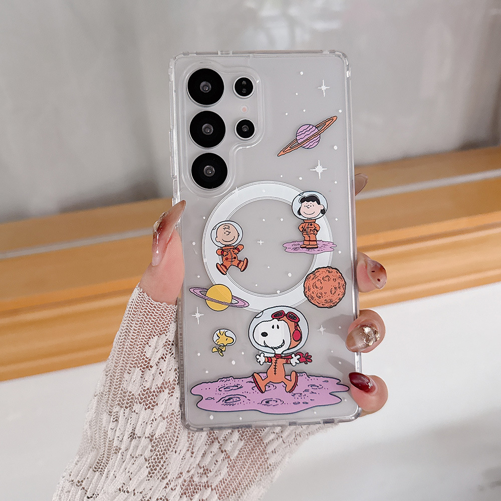 Cute Cartoon Snoopy Charlie Br - Phone Cases Magsafe 评论和价格