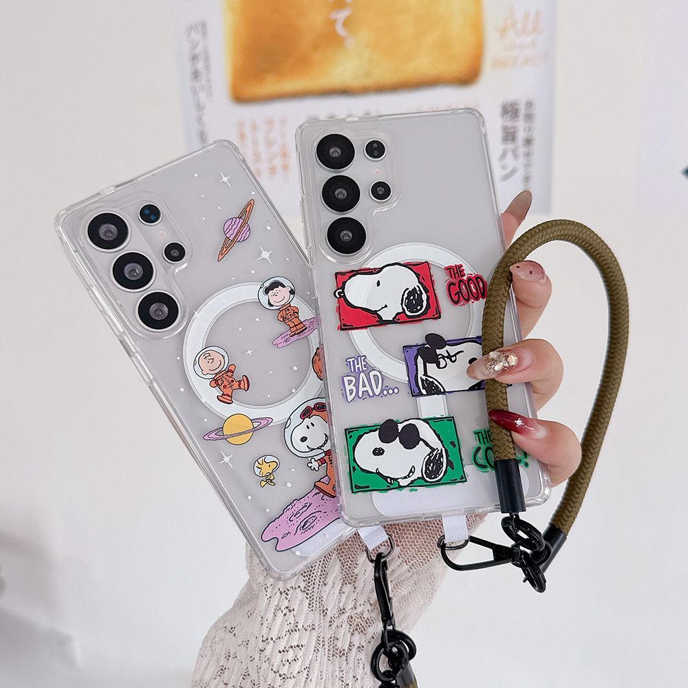 Cute Cartoon Snoopy Charlie Br - Phone Cases Magsafe 评论和价格