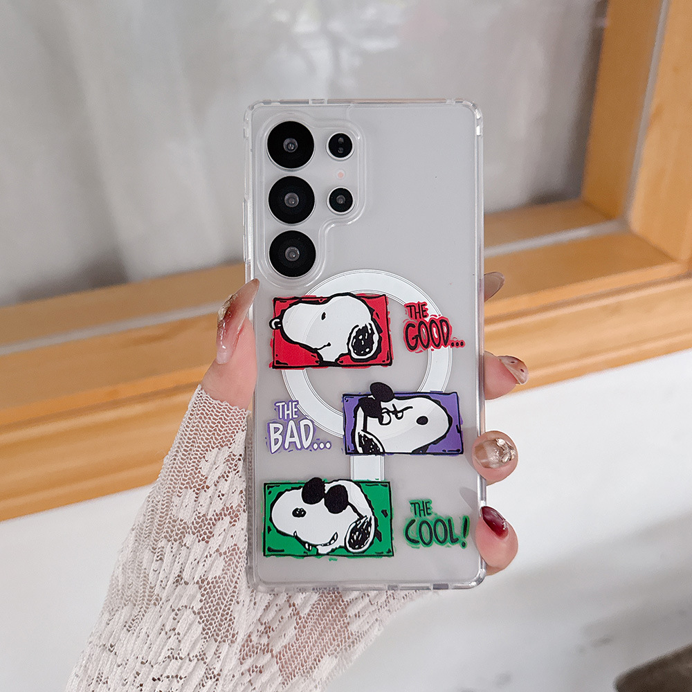 Cute Cartoon Snoopy Charlie Br - Phone Cases Magsafe 评论和价格